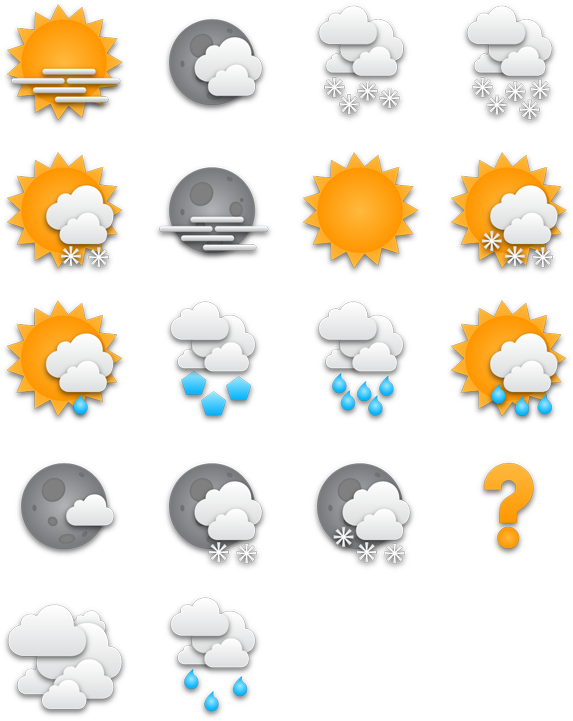 Tick Weather Icons - Weather Icons Pack Png, Transparent Png PNG with transparent background