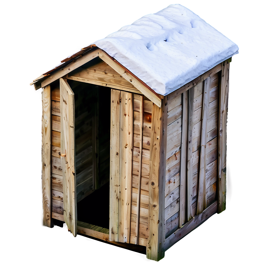 Weather-resistant Outhouse Png Sos