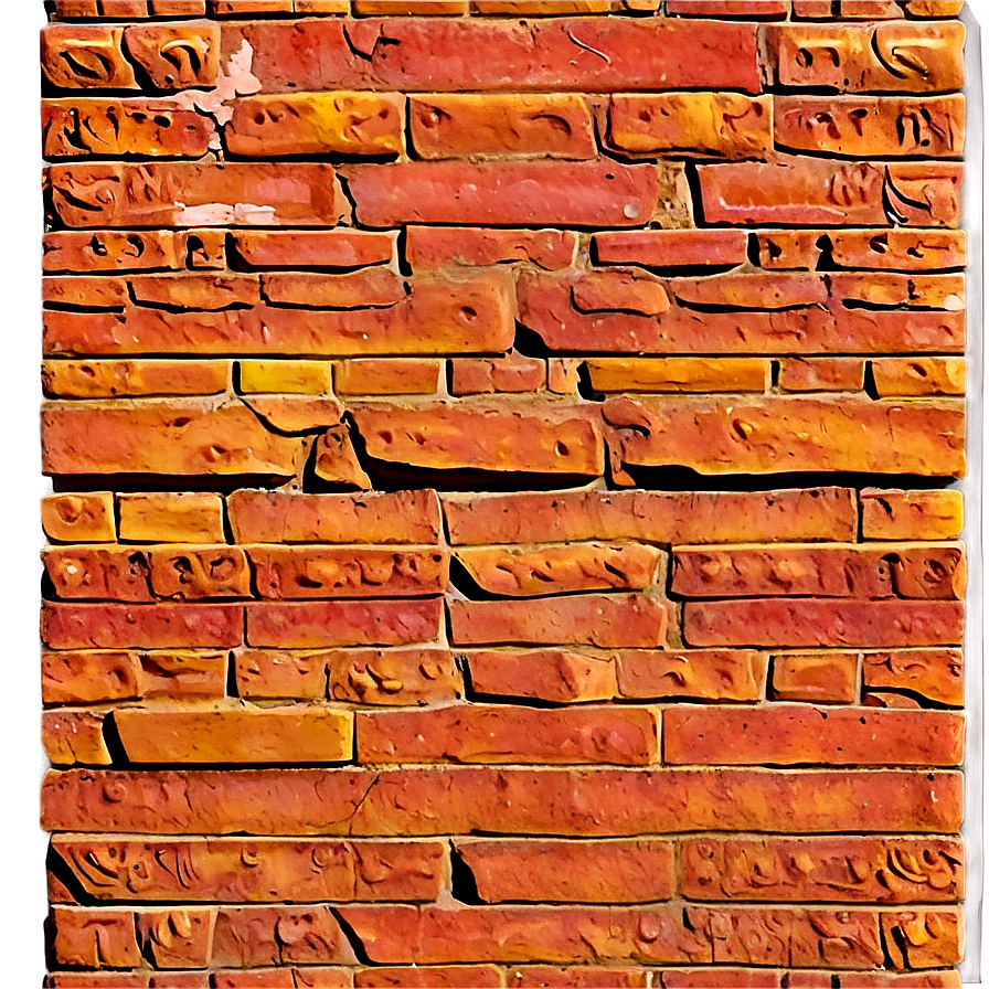 Weathered Brick Surface PNG olq PNG with transparent background