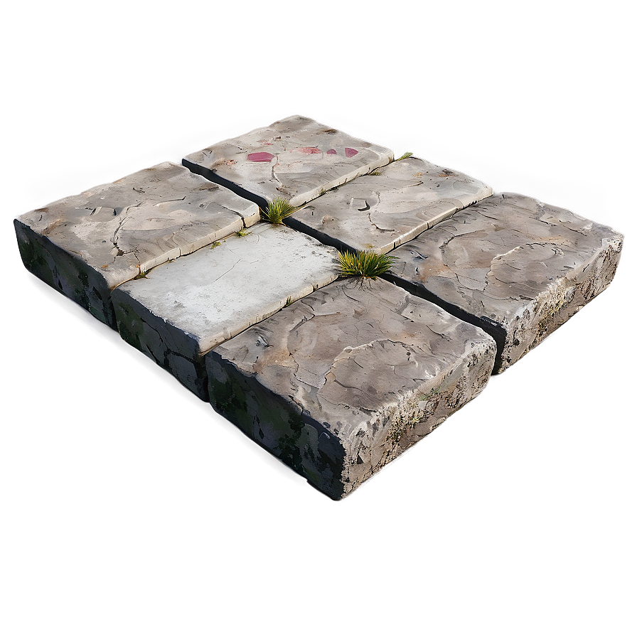 Weathered Concrete Pavement PNG 61 PNG with transparent background
