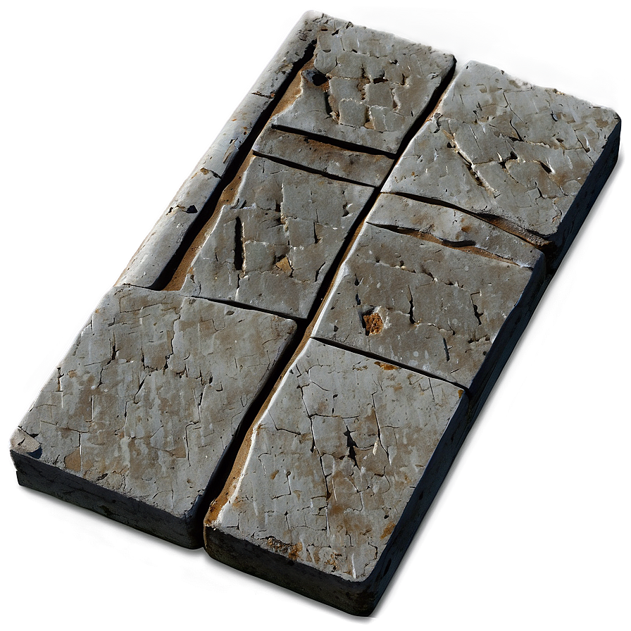 Weathered Concrete Pavement PNG vkm PNG with transparent background
