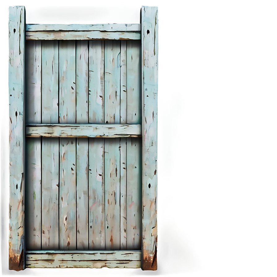 Weathered Farmhouse Door Png Kfd45