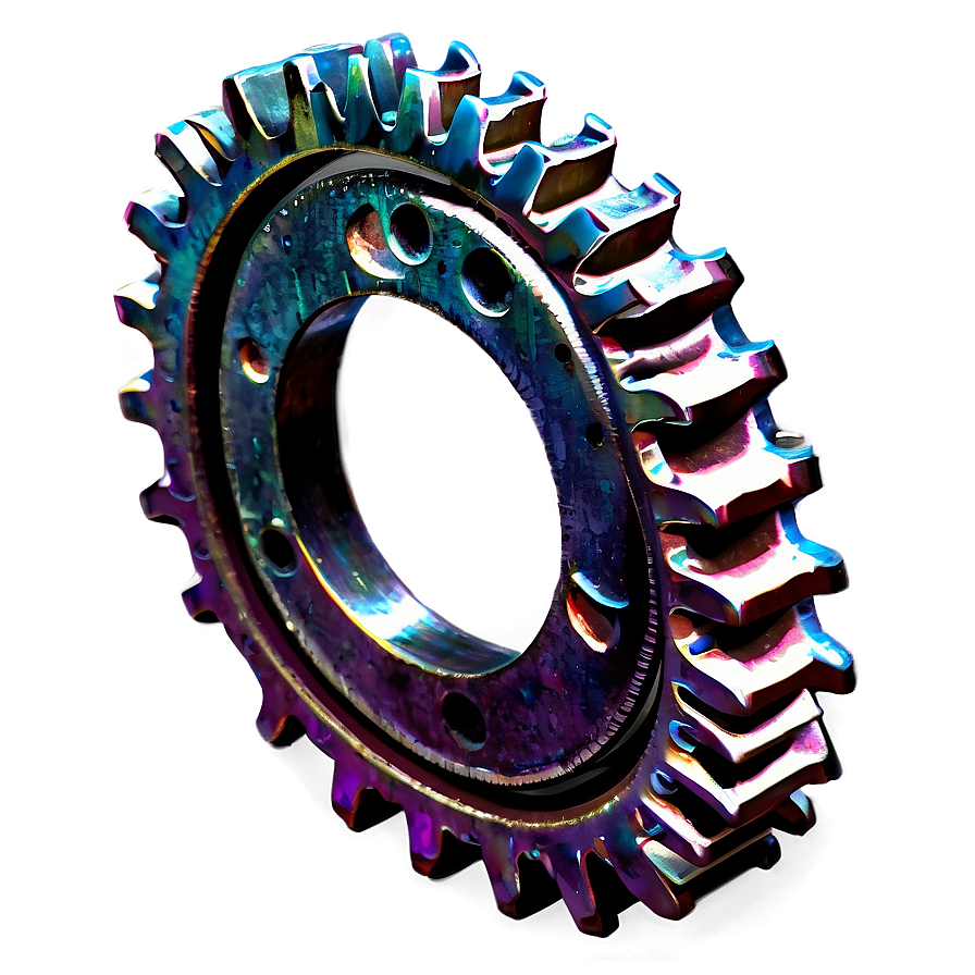 Weathered Iron Cog Png 06262024