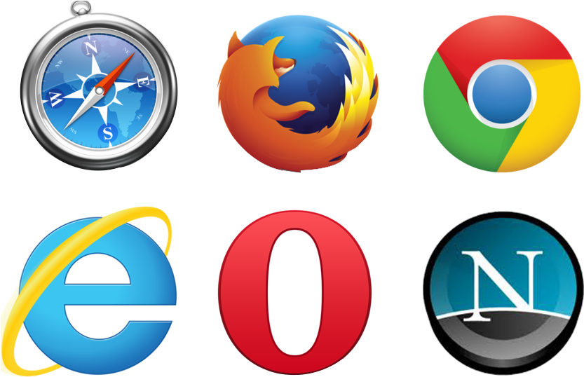 All Sites Browser Compatible Popular Browsers , Png - Different Pictures Of Web Browsers, Transparent Png PNG with transparent background
