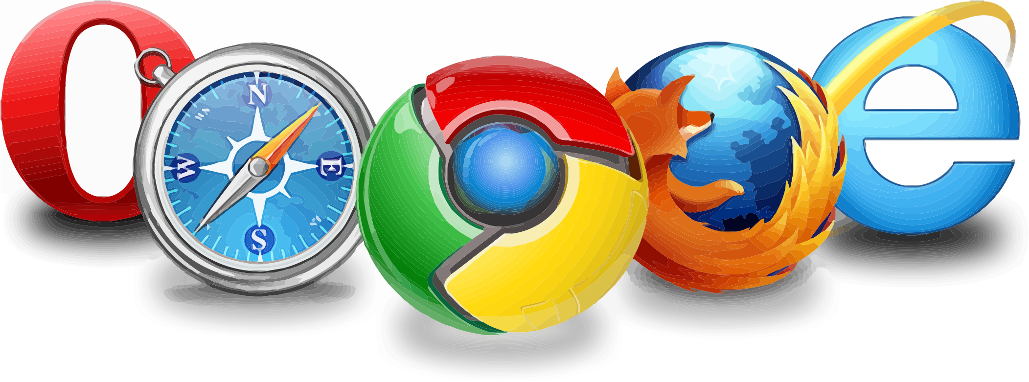 Web Browser Icons Lineup