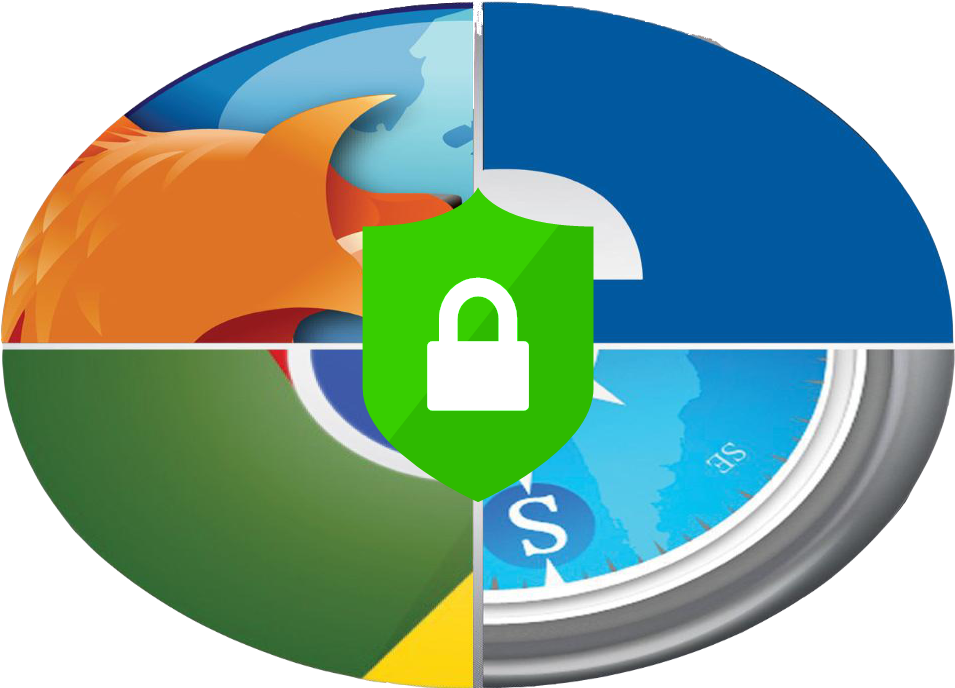 Web Browser Icons Security