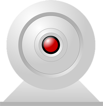 Webcam Icon Graphic PNG with transparent background