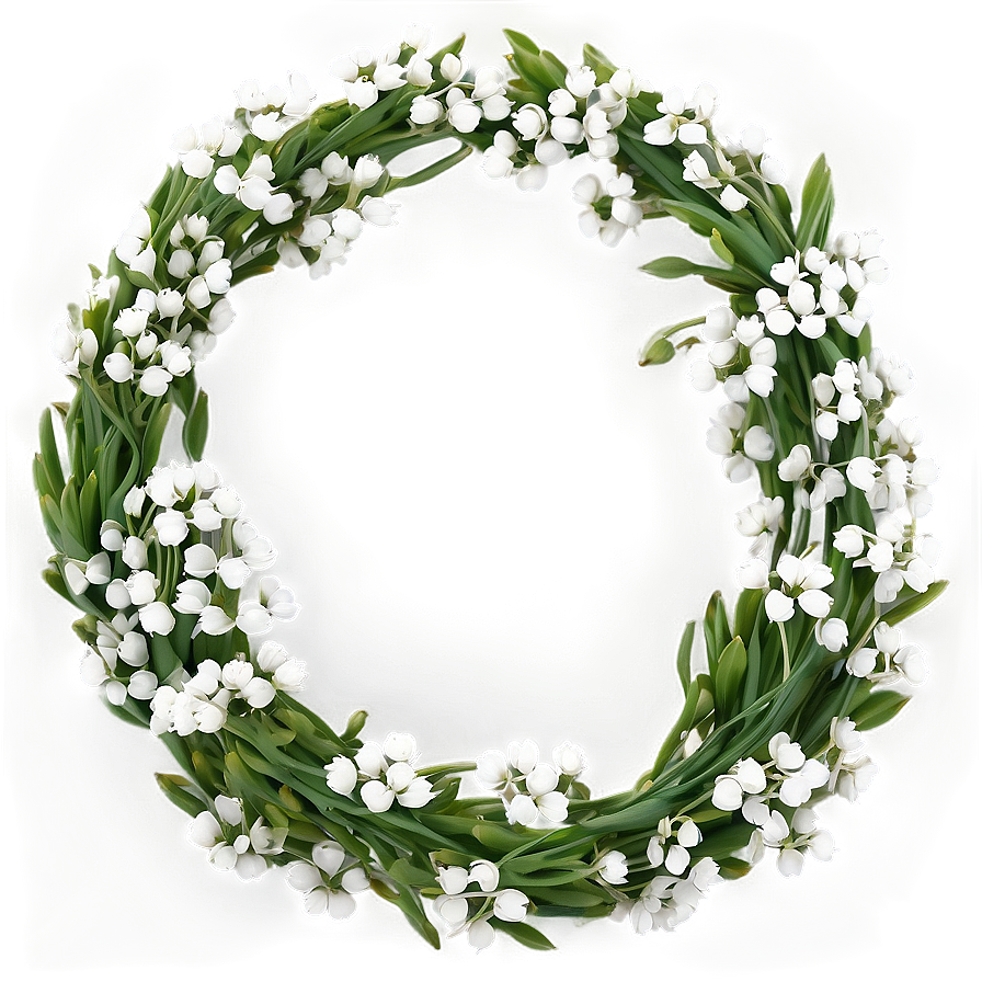 Wedding Baby's Breath Garland Png Fqo