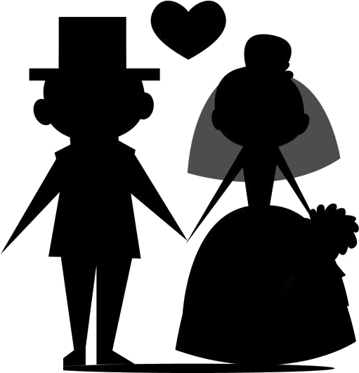 Wedding Couple Silhouette