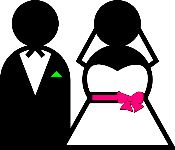 Wedding Couple Silhouette