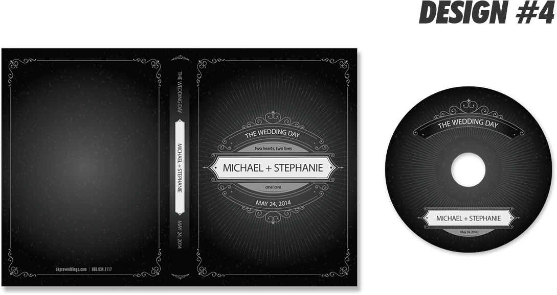 Wedding D V D Coverand Disc Design04 PNG with transparent background