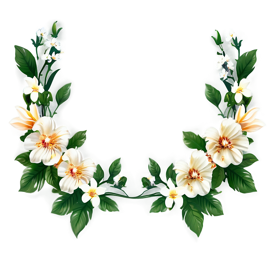 Wedding Flower Border Png 96