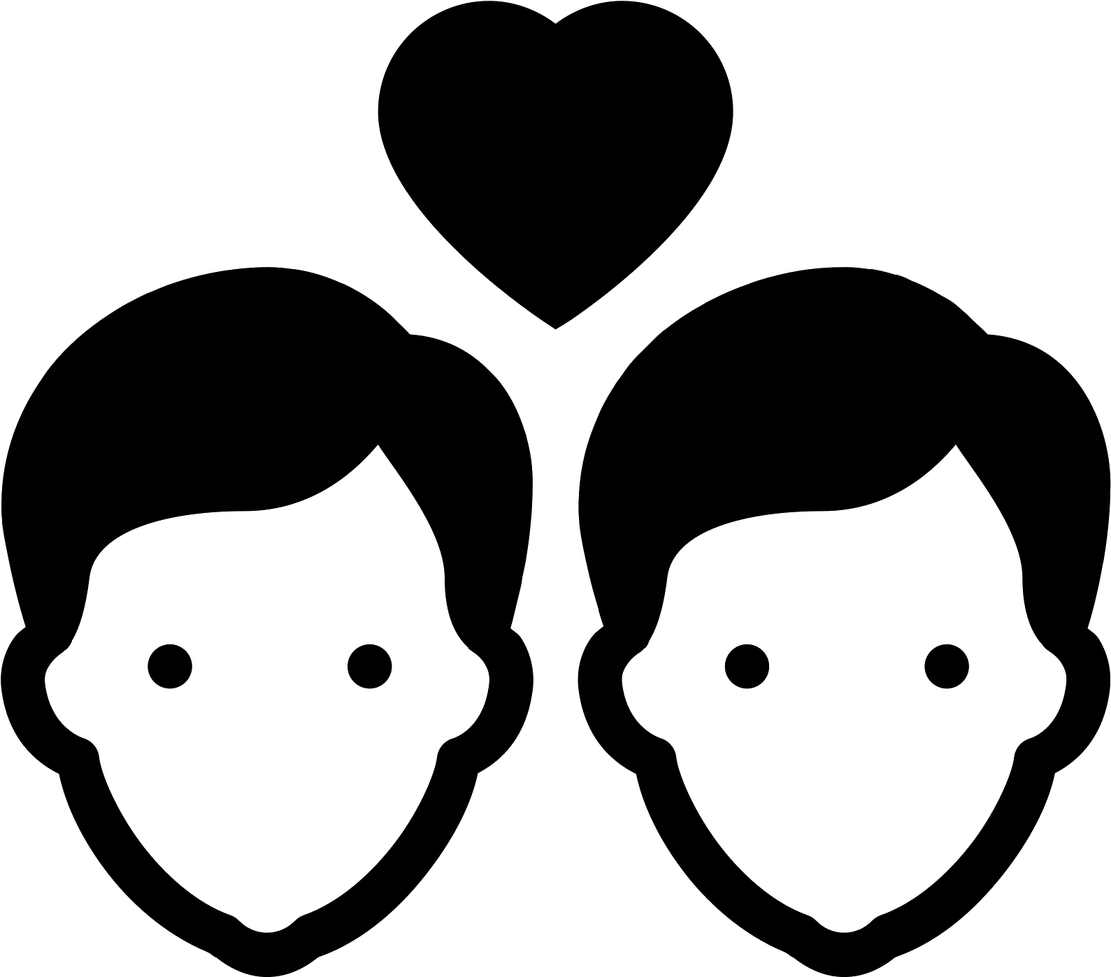 Gay Marriage Filled Icon Clipart , Png Download - Same Sex Marriage Png, Transparent Png PNG with transparent background
