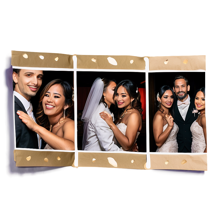 Wedding Moments Photo Strip Png 53