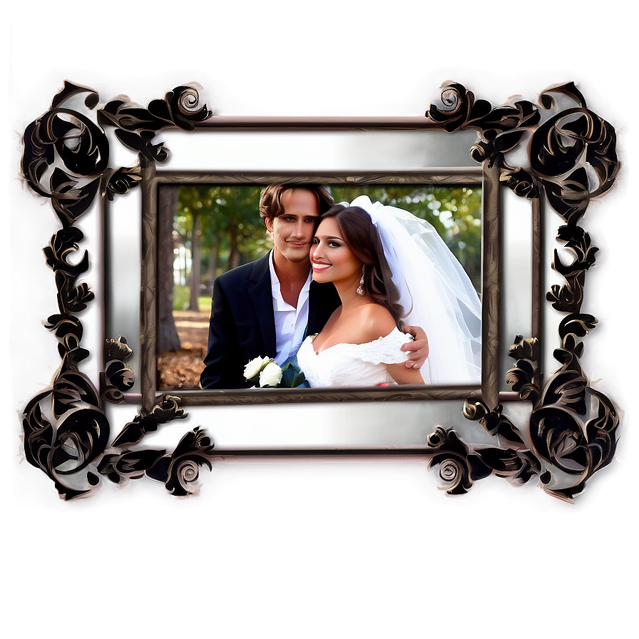 Wedding Photo Frame PNG 49 PNG image with a transparent background, free high-resolution download