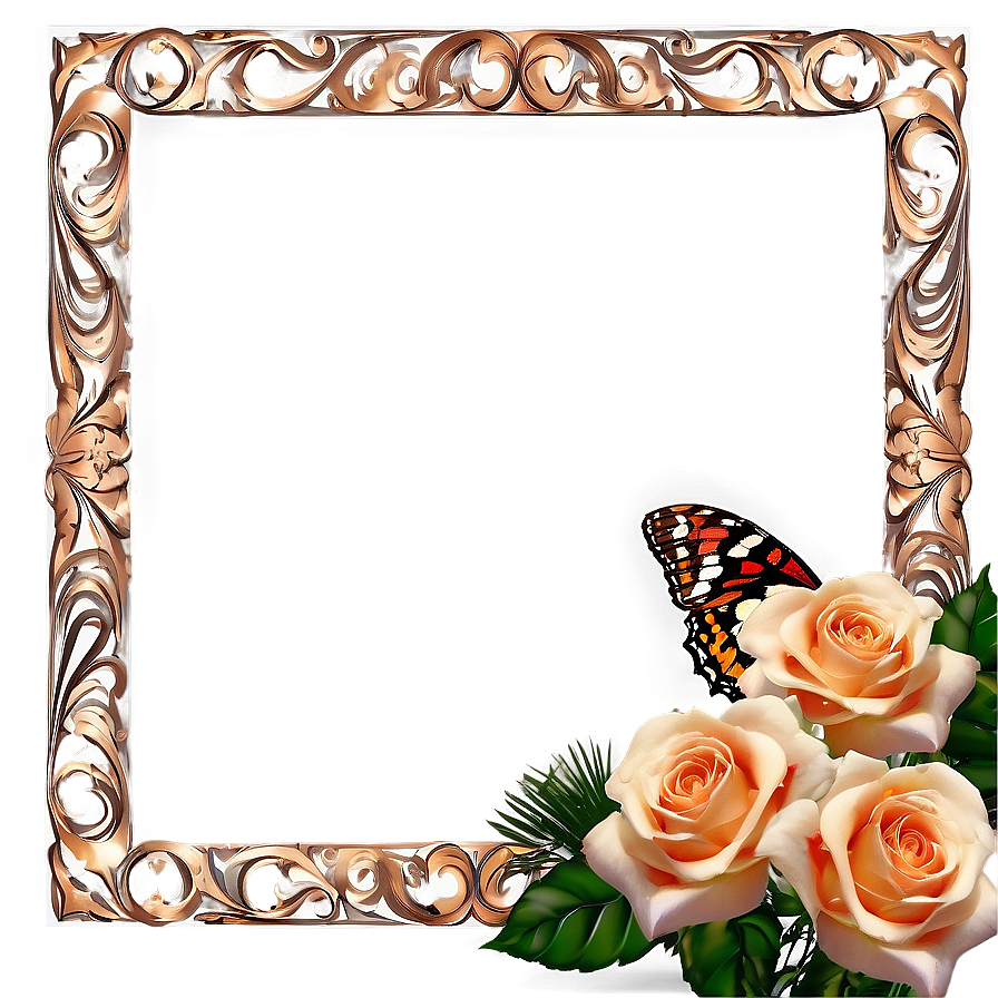 Wedding Photo Frame PNG 7 PNG image with a transparent background, free high-resolution download