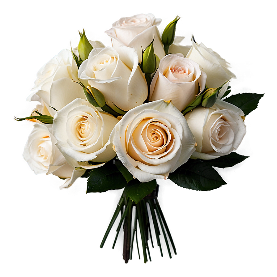 Wedding Roses Bouquet Png Nue