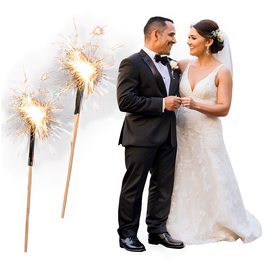 Wedding Sparkler Send-off Png Dsx