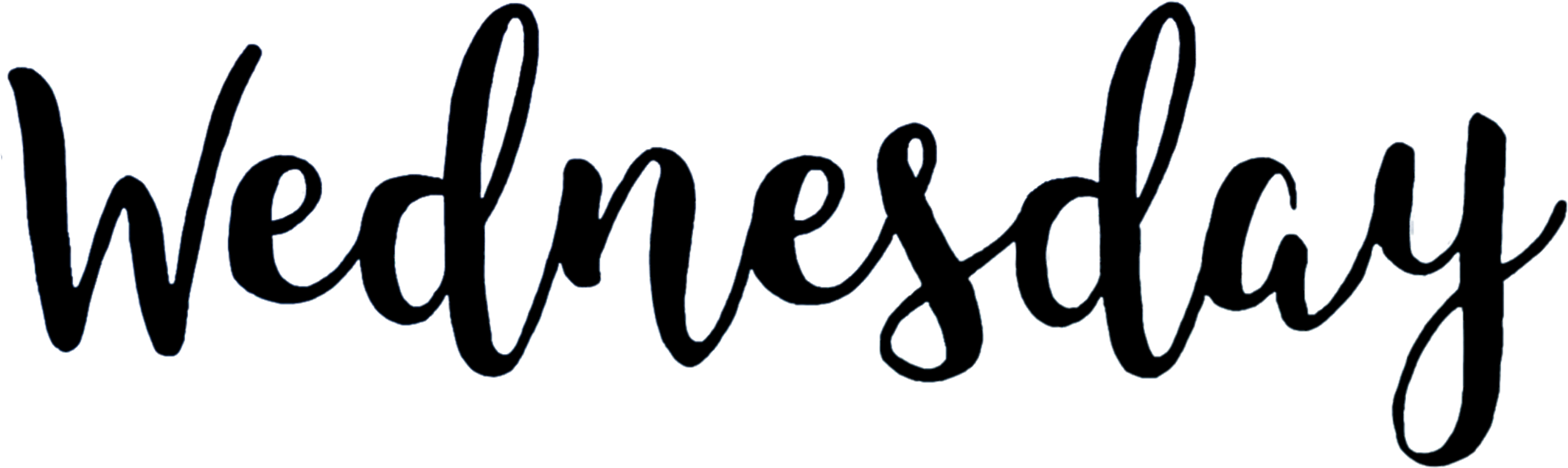 #wednesday - Calligraphy, HD Png Download PNG with transparent background