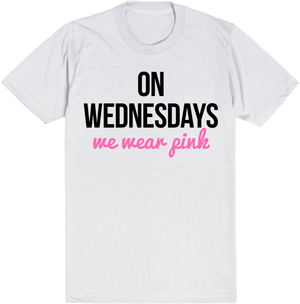 On Wednesdays We Wear Pink - Playeras De Beagles, HD Png Download PNG with transparent background