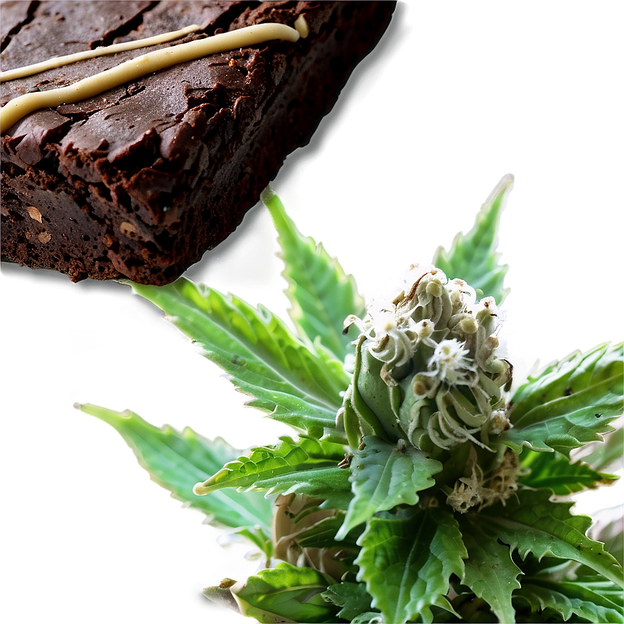 Weed Brownie PNG 05032024 PNG with transparent background