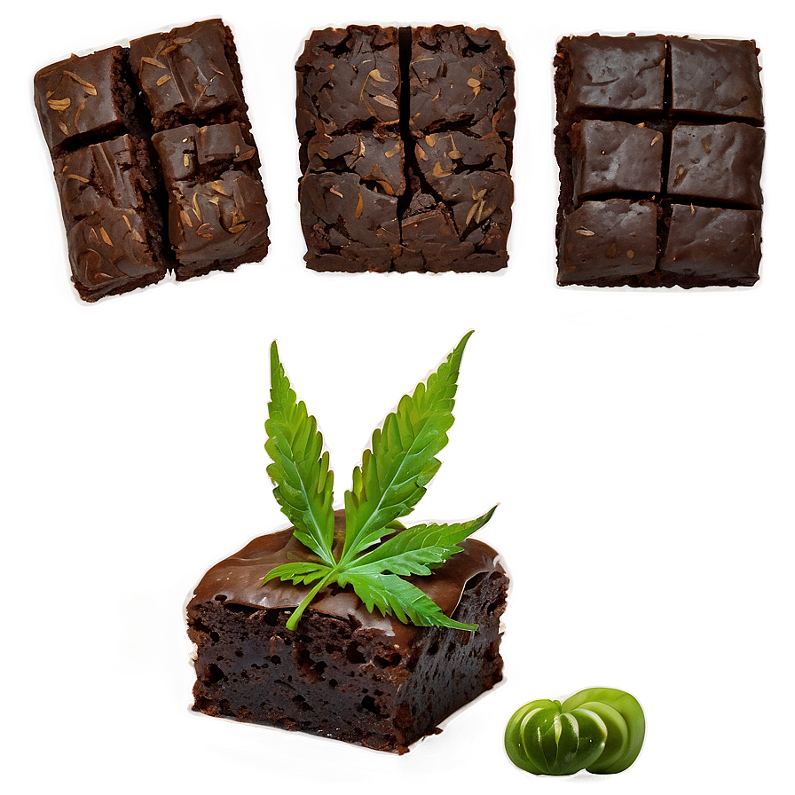 Weed Brownie PNG pva73 PNG with transparent background