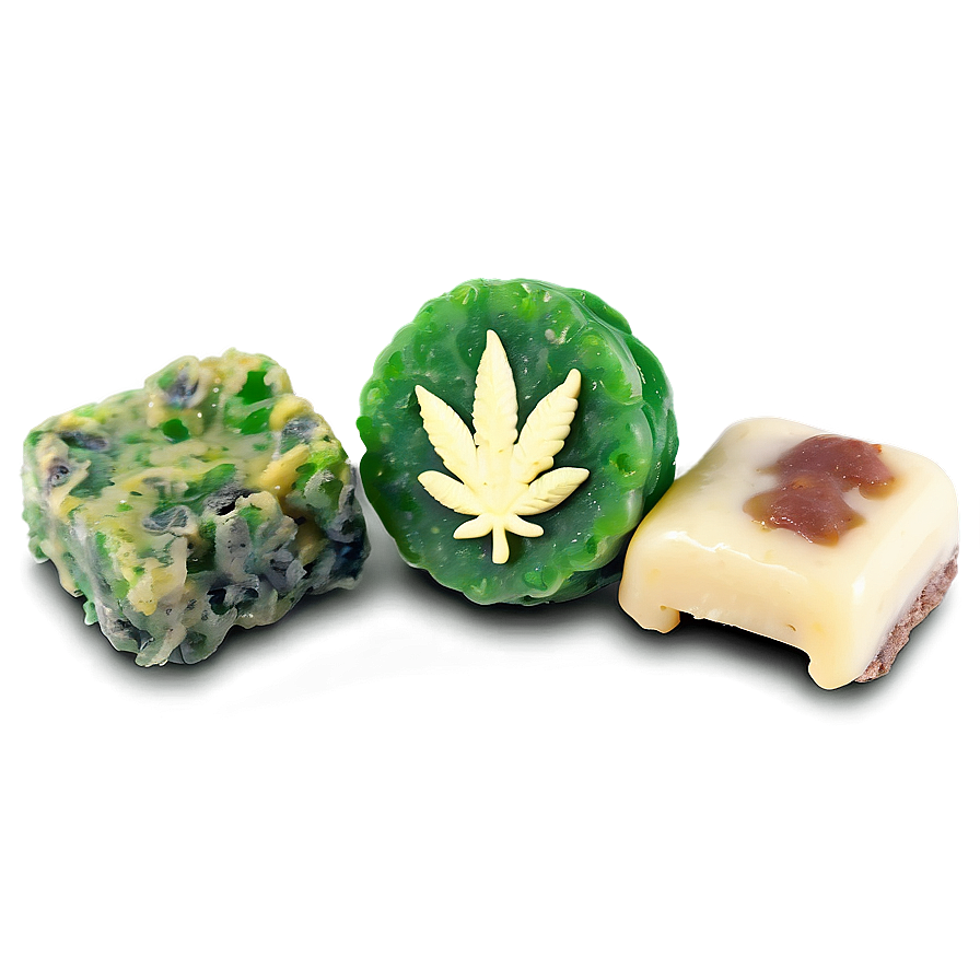 Weed Edibles Assortment PNG 05032024 PNG with transparent background