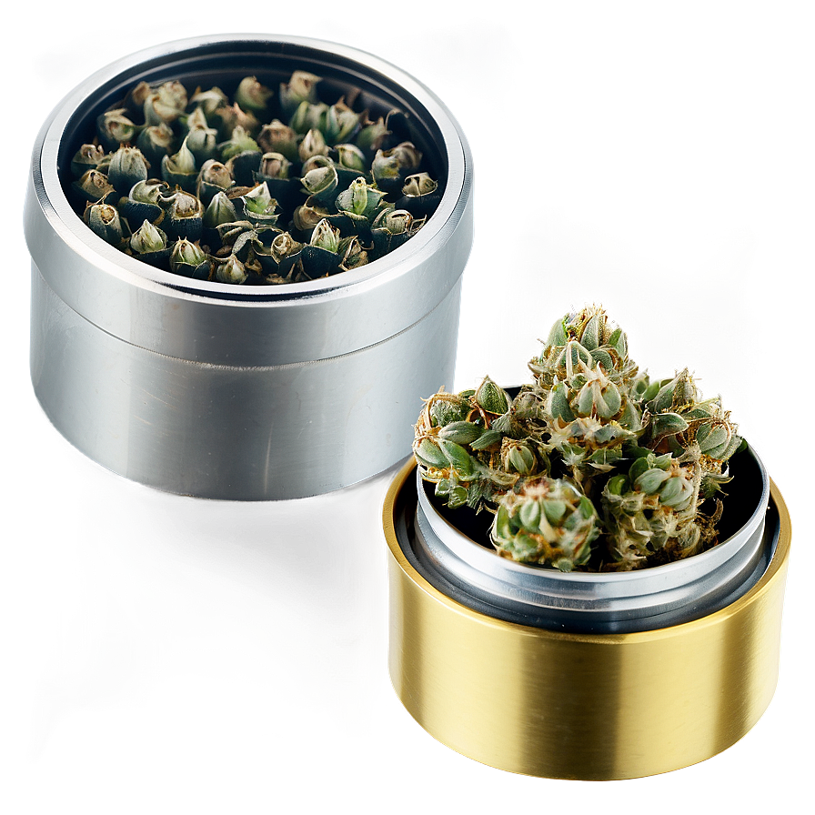 Weed Grinder And Bud Png 05032024