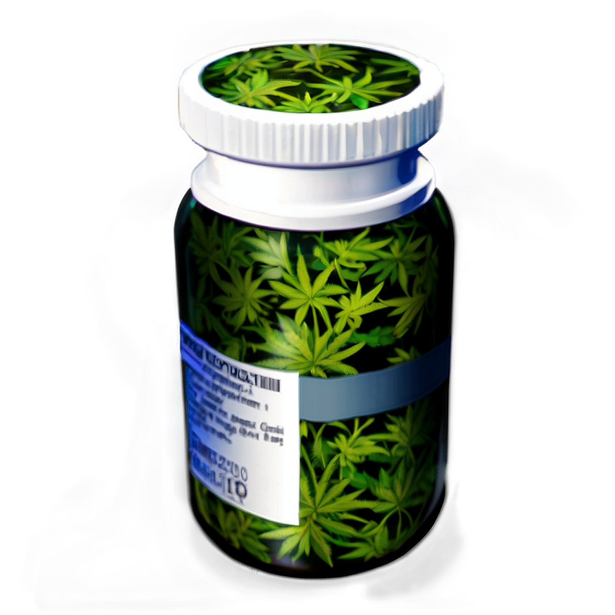 Weed In Prescription Bottle Png 05032024