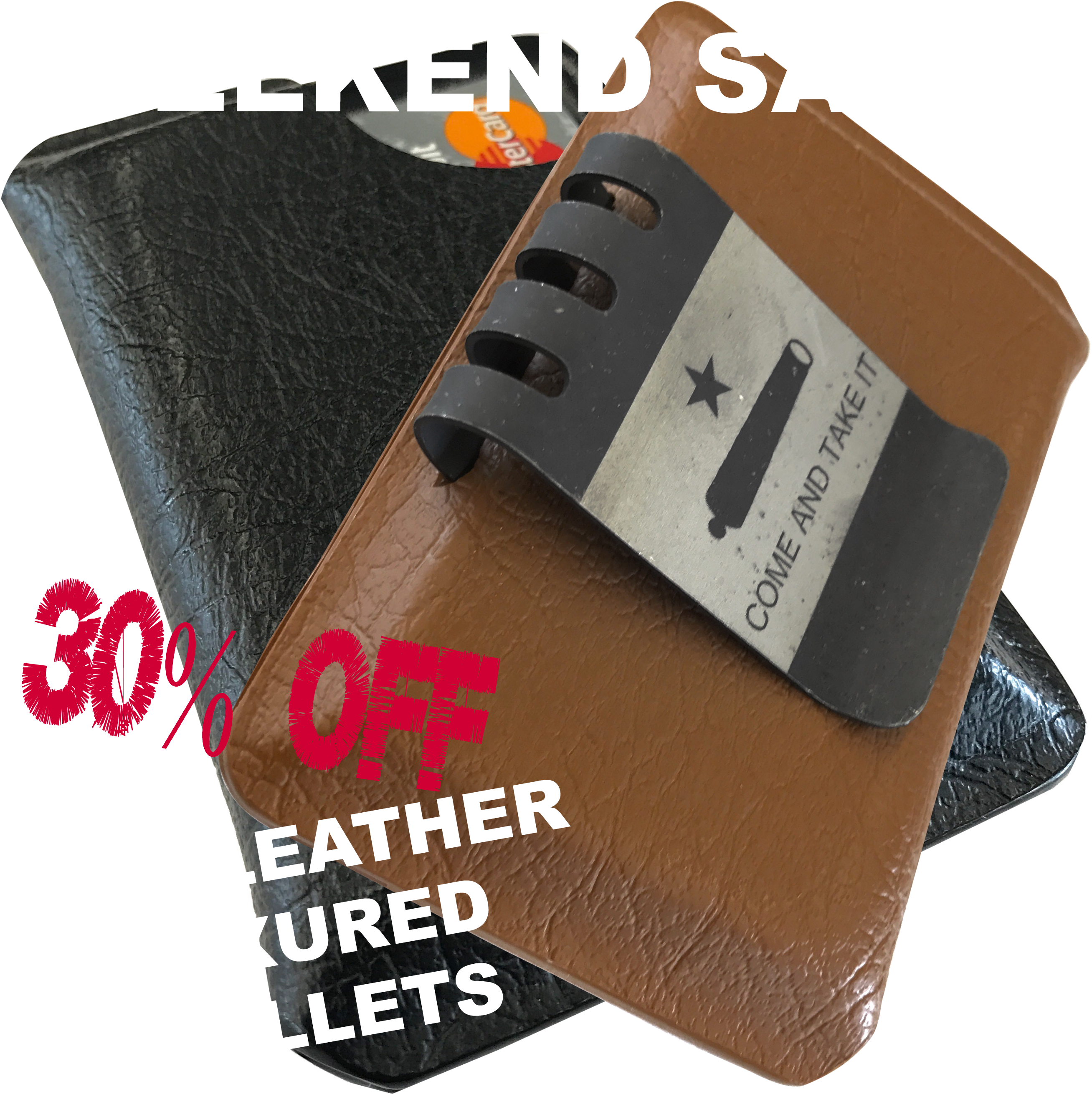 Weekend Sale Leather Wallets30 Percent Off