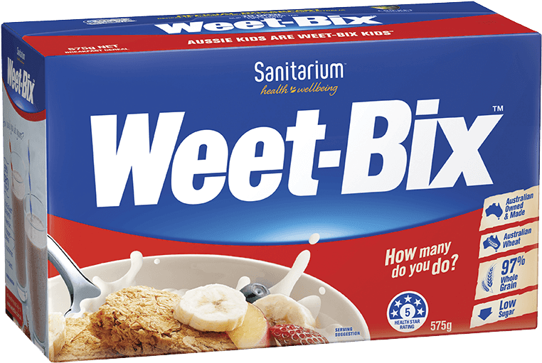 Weet Bix Cereal Box