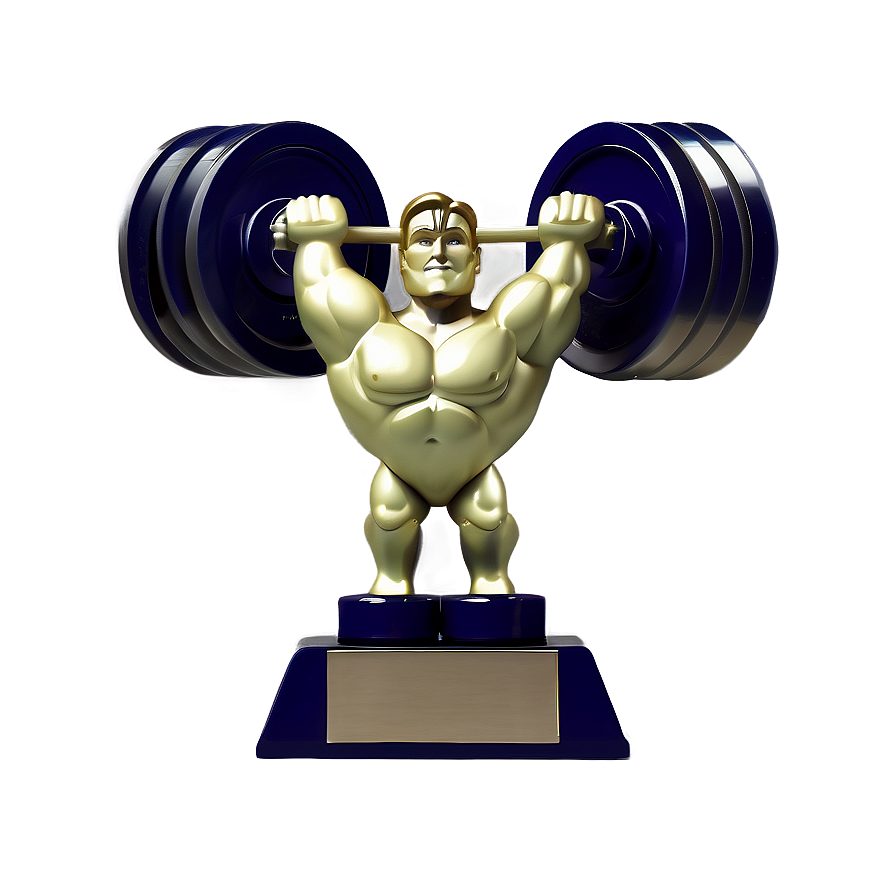 Weightlifting Trophy PNG 45 PNG with transparent background
