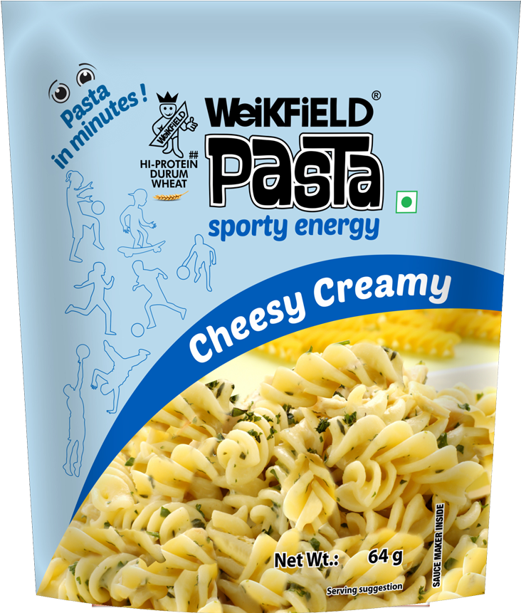 Weikfield Pasta Cheesy Creamy, HD Png Download PNG with transparent background