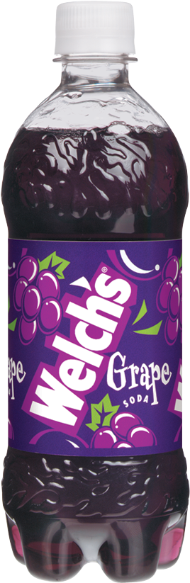 Welchs Grape Soda Bottle