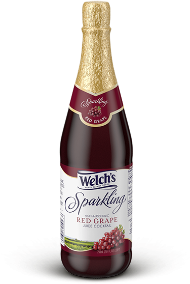 Welchs Sparkling Red Grape Juice Bottle