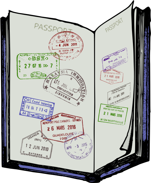 Open Passport - Passport Clipart, HD Png Download PNG with transparent background