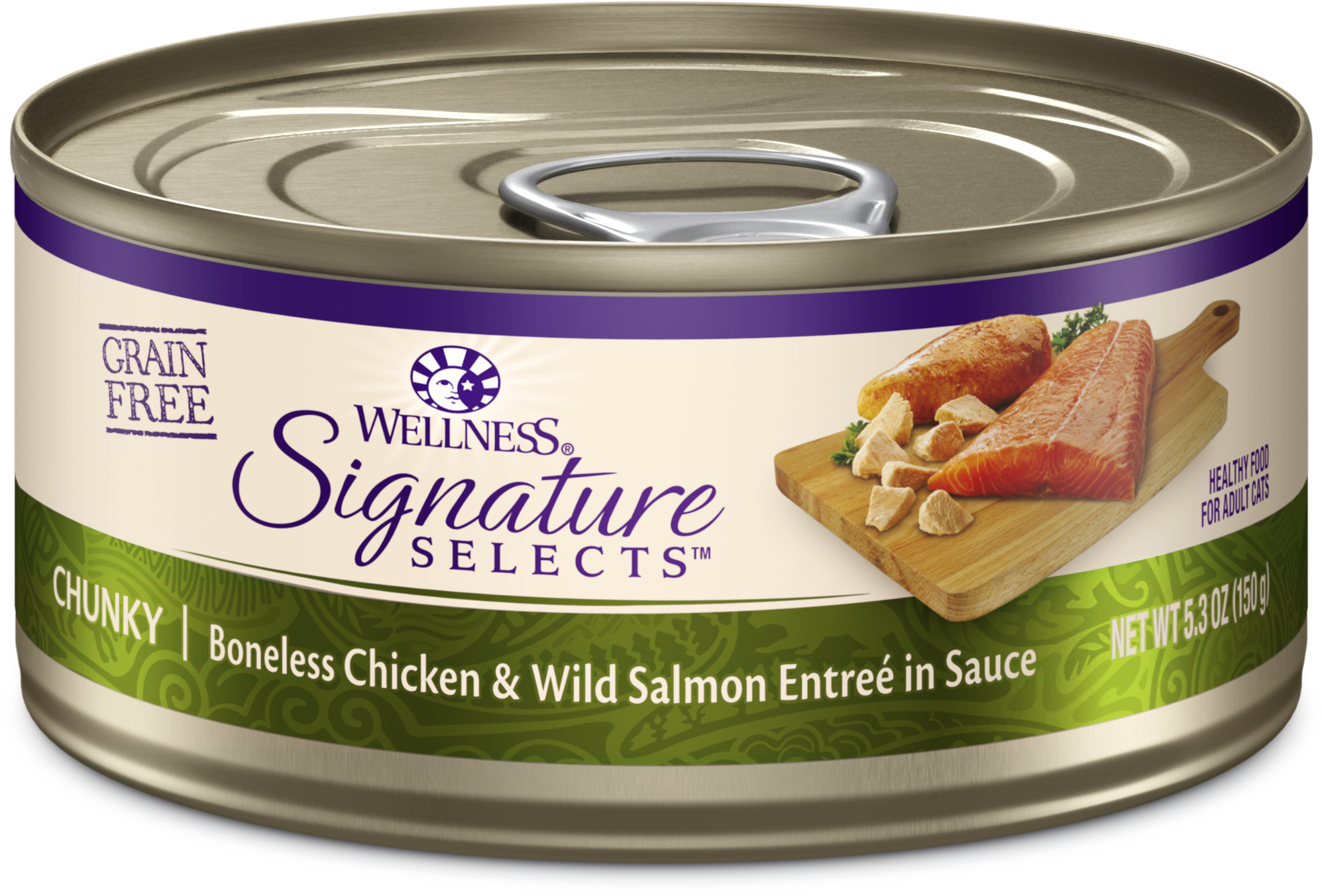 Signature Selects Chunky Chicken Wild Salmon - Wellness Core Signature Selects Flaked Skipjack Tuna, HD Png Download PNG image with a transparent background, free high-resolution download