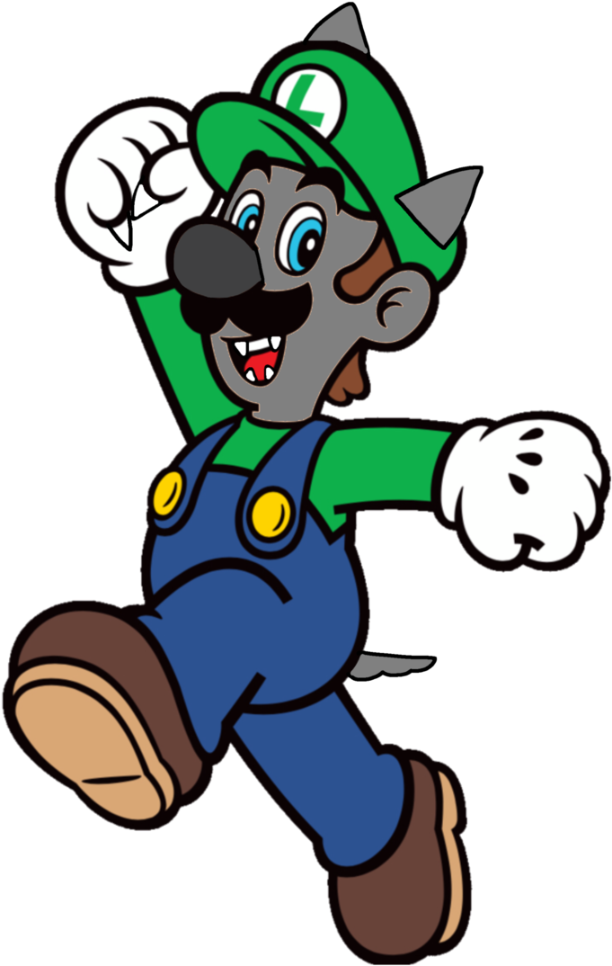 Werewolf Luigi Cartoon