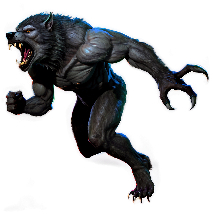 Werewolf Running Png 06202024