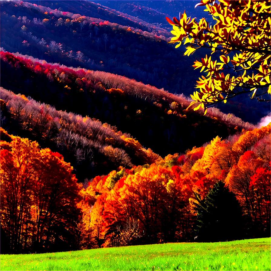 West Virginia Autumn Scenery Png Rlr