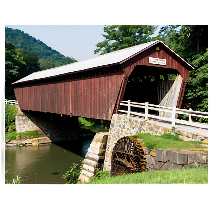 West Virginia Covered Bridges Png 06202024