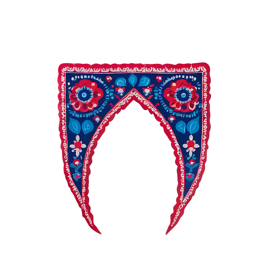 Western Bandana Motif Png Ekr2