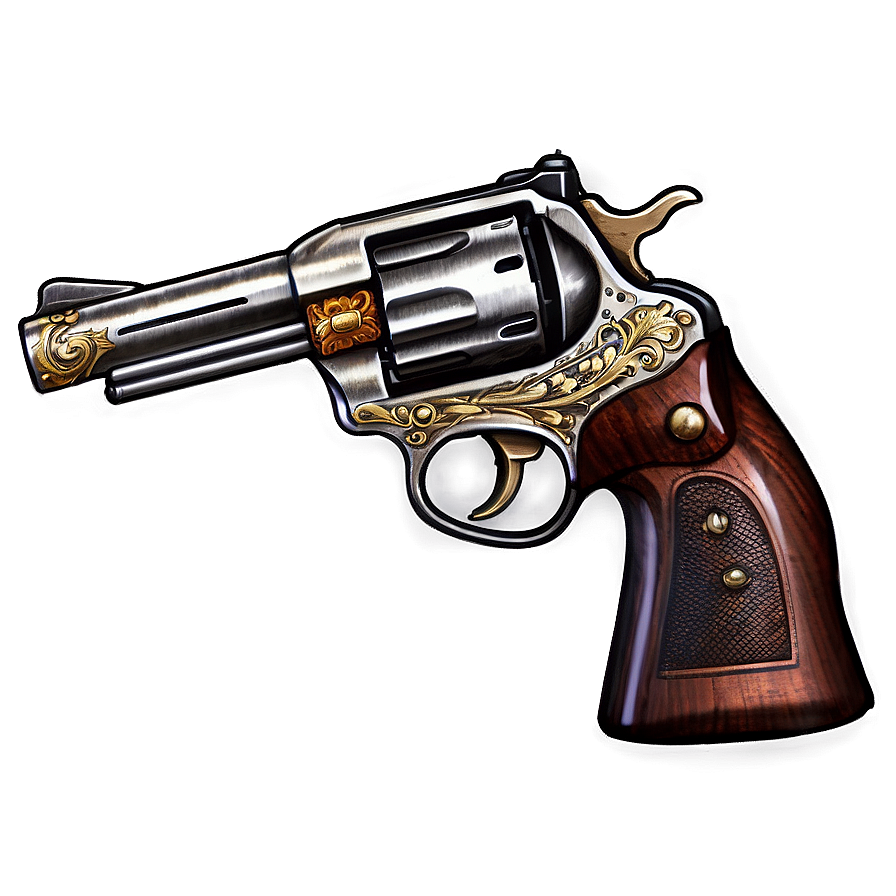 Western Duel Revolver Png Fyc