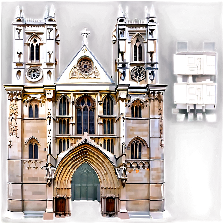 Westminster Abbey Architecture PNG 06232024 PNG with transparent background
