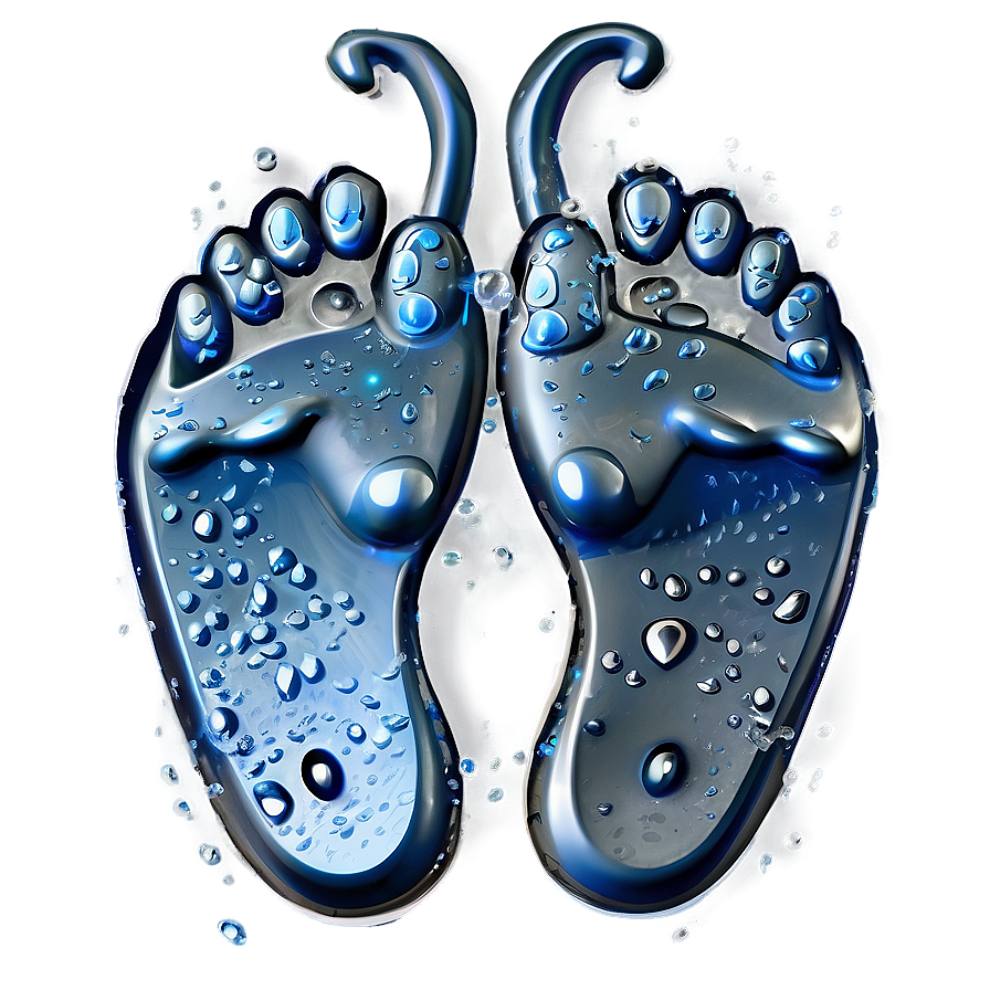 Wet Footprints Png 72