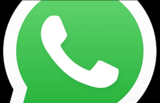 Whats App Logo Green Background PNG with transparent background