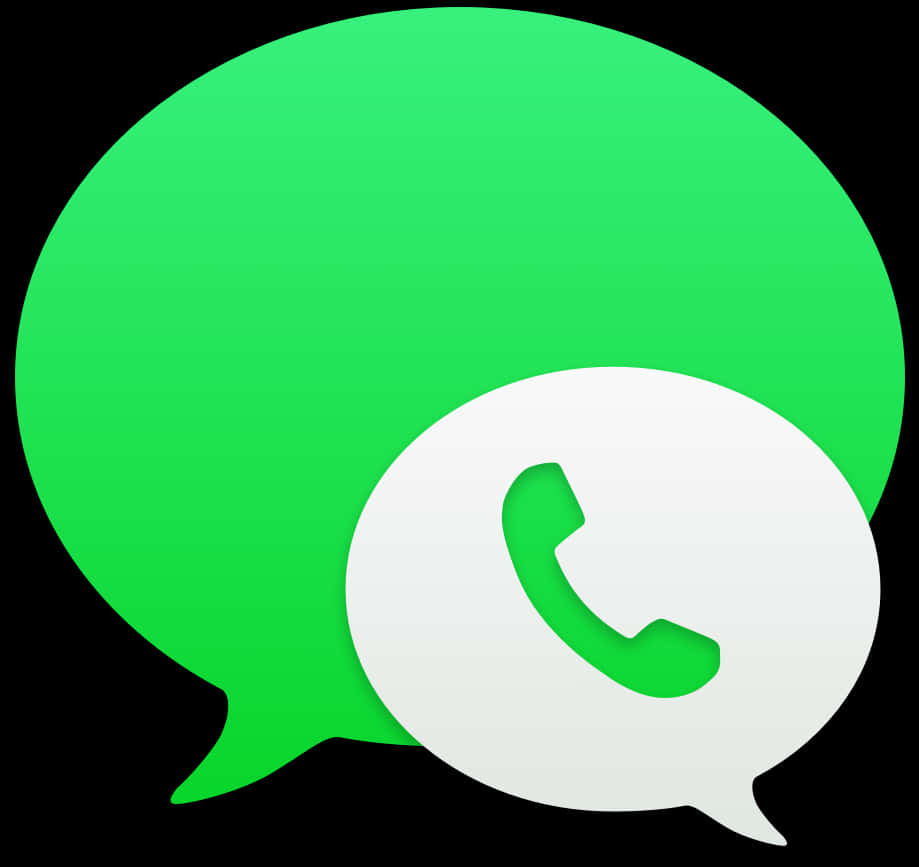 Whats App Logo Green Background PNG with transparent background