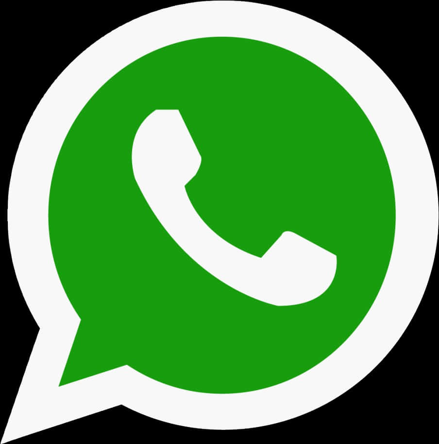 Whats App Logo Green Background