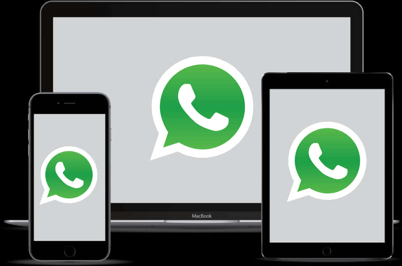 Whats App Multi Device Display PNG with transparent background