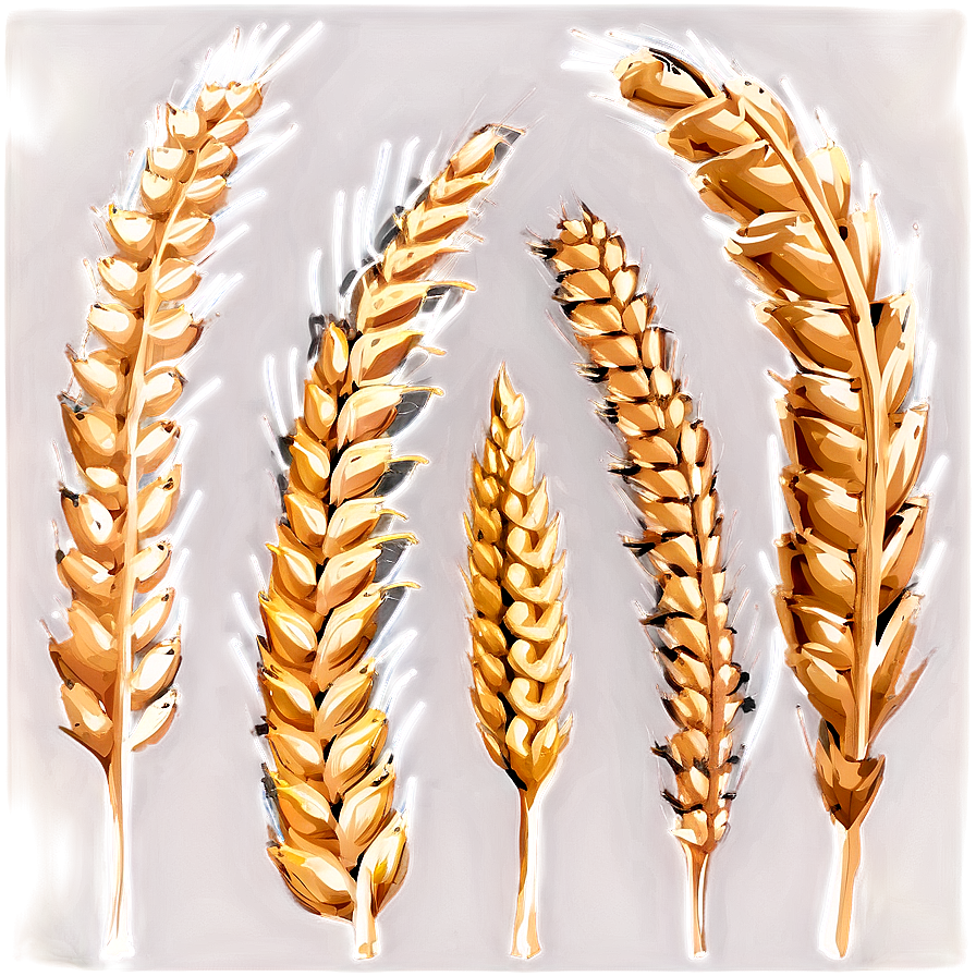 Wheat Farm Landscape Png Iof47